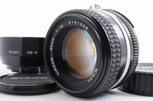 【NEUF】NIKON AIS NIKKOR 50mm F/1.4 MF Standard Lens + HS-9 Hood JAPAN #5103 - Foto 1 di 14