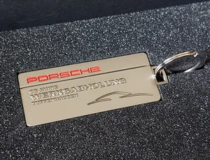 Original Porsche Schlüsselanhänger Werksabholung, unbenutzt Originalbox keychain - Bild 1 von 3
