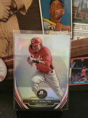 2013 Bowman Platinum Billy Hamilton Prospects Cincinnati Reds #BPP9 - Image 1 of 4