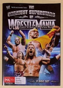 THE GREATEST SUPERSTARS OF WRESTLEMANIA – 2 DVD SET, WRESTLING, WWE, played once - Picture 1 of 1