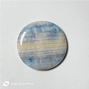 Blue Scheelite Stone Natural Scheelite Cabochon Loose Gemstone 52 Cts ME-10974 - Picture 1 of 3