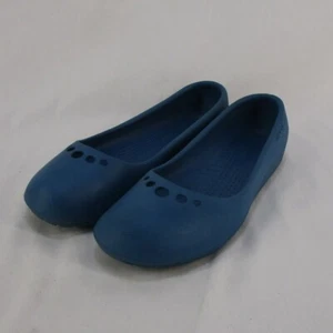Crocs Womens Prima Blue Ballet Ballerina Flats Slip On Shoes Size 7 - Picture 1 of 6