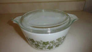 Vintage PYREX 474-B Spring Blossom Crazy Daisy 1.5 QT Casserole with lid - Picture 1 of 5