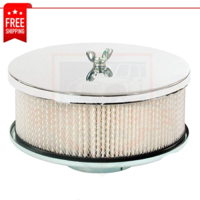 Purificador de aire cromado Mr. Gasket 1490 Foto 1 de 4