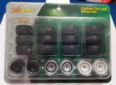 ZipZaps Micro RC Monster Truck Kit Personalizado de Neumáticos y Ruedas RadioShack RCHQ Foto 1 de 3