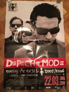 DEPECHE MODE Zagreb Kroatien 22.03.2006 ORIGINAL KROATISCHES KONZERTPLAKAT - Bild 1 von 1