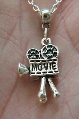 PELÍCULA DE CINE Dije Collar Plata CÁMARA Director Actores 20" S. Cadena Acero ¡NUEVO! Foto 1 de 4