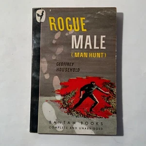 Rogue Male by Geoffrey Household 1945 Bantam #9, 1st printing - Near Fine - Picture 1 of 4