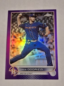 2022 JAKE ODORIZZI TOPPS CHROME PURPLE REFRACTOR BASEBALL CARD #USC53 ASTROS - Bild 1 von 3