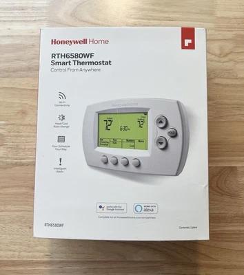 Honeywell Home RTH6580WF WI-FI 7-Day Programmable Smart Thermostat - Image 1 of 4