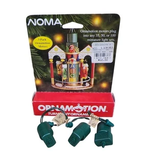Noma Ornamotion Rotating Ornament Motor 3 Pack 1980s 1989 Hudsons - Picture 1 of 5