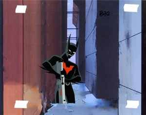 Batman Beyond Animation Cel mit Kopie passendem Hintergrund BB-B32 090925 - Bild 1 von 1
