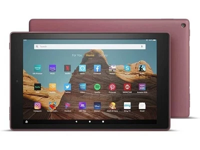 Tablet Amazon Fire HD 10 (pantalla 10.1" 1080p Full HD, 32GB) (Versión 2019) Ciruela Foto 1 de 4