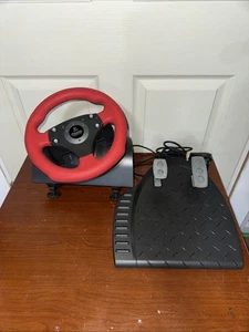 Logitech Wingman Formula Force Wheel And Foot Pedels Wheel Model E-UA2 - Picture 1 of 15