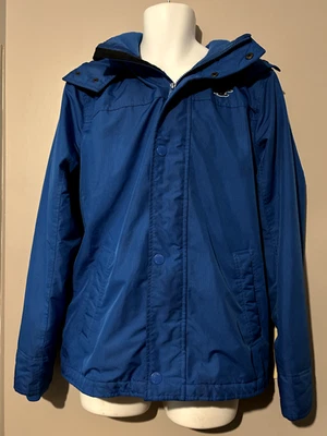 Hollister California All Weather Collection Blue Hooded Fall Winter Jacket Sz M - Image 1 of 4