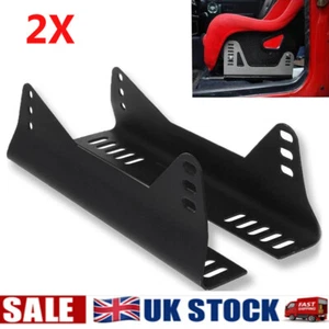 1Pair BB Racing Bucket Seat Side Mounts Universal Fits OMP Sparco Cobra etc - Picture 1 of 5