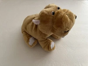 Ganz Webkinz Mud Hippo HM384 10" Brown Stuffed Animal Plush Toy No Code - Picture 1 of 8