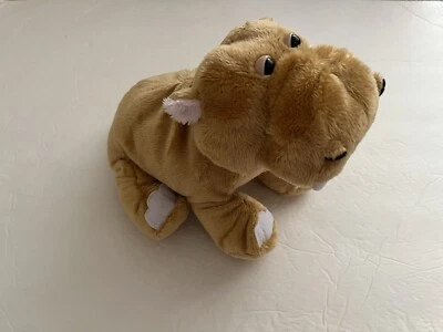 Ganz Webkinz Mud Hippo HM384 10" Brown Stuffed Animal Plush Toy No Code - Image 1 of 4