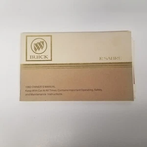 1982 Buick LaSabre Owner's Manual No. 25509897, Nice Shape - Picture 1 of 5