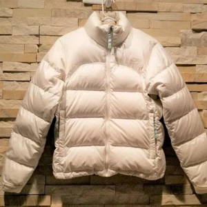 Abrigo Chaqueta acolchada de invierno North Face Blanco XS Vintage 96 Retro Nuptse 700 - Imagen 1 de 10