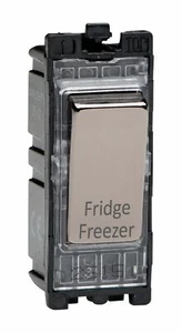 Varilight G201DI.FF Powergrid Module Iridium 20A 1W DP Switch 'Fridge Freezer' - Picture 1 of 1