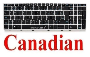 Keyboard for HP EliteBook 850 G5 850 G6 755 G5 - CA Canadian L12000-DB1 - Picture 1 of 2