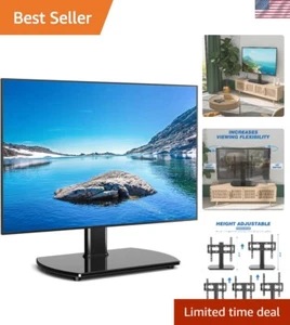 Universal Swivel Table Top TV Stand Base Replacement for 27 32 37 39 40 43 49... - Picture 1 of 10