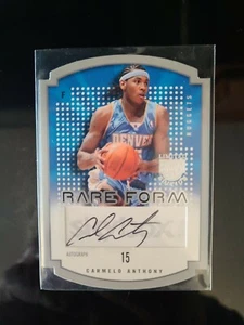 2003-04 CARMELO ANTHONY SKYBOX LIMITED EDITION RARE FORM AUTO ROOKIE RC #86/190 - Picture 1 of 2