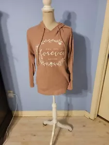Top Ragdoll Talla Pequeña Mujer Rosa Manga Larga Con Capucha Tejido Waffle - Imagen 1 de 6