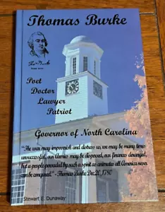 THOMAS BURKE Poet Doctor Lawyer Patriot GOVERNOR OF NORTH CAROLINA Signed Author - Picture 1 of 5