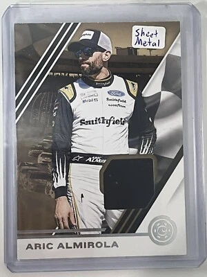 Aric Almirola SHEET METAL 2020 Panini Chronicles Swatches Relic NASCAR RACING - Image 1 of 3