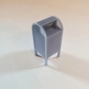 Spur N (1:160) USPS Mail Collection Box 12 Stück für Modelleisenbahn Diorama - Bild 1 von 4