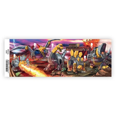 Royal Mail - Transformers - Mini sheet of 5 stamps - Mint Cover