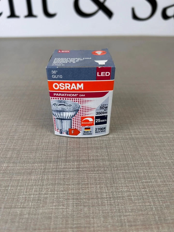 OSRAM PARATHOM PAR16 4,5W GU10 LED Reflektor-Lampe - Warmweiß - Bild 1 von 1