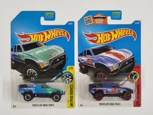 Set of (2) Hot Wheels Toyota Off Road Race Trucks 2015 - new -sealed - Picture 1 of 5