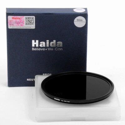 Haida slim pro II MC ND 8x, 64x, 1000x Filter 3 6 10 Stop 52/58/62/67/72/77/82mm - Image 1 of 2
