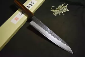 Japanese Chef Knife Sakai Soichi Aogami Super Black Gyuto 240mm 4140 - Picture 1 of 13
