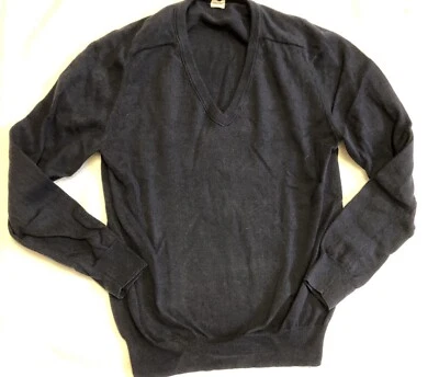 Suéter JCrew Crewcuts Niños Azul Marino Cuello en V Talla 12 Usado en Excelente Condición Foto 1 de 4