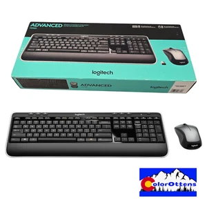 Logitech Advanced MK520 Wireless Keyboard & Mouse Adjustable Height Spill Proof - Picture 1 of 10