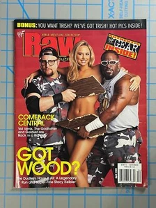 WWF RAW Magazine Got Wood? Dudley Brothers Stacy July 2002 WWE Vintage Wrestling - Imagen 1 de 12