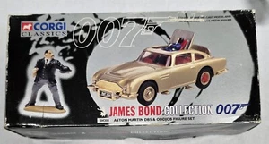 007 James Bond Corgi GOLD Aston Martin DB5 & Oddjob - Goldfinger. - Foto 1 di 4
