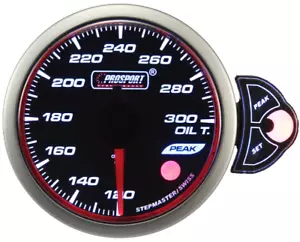 Halo Oil Temperature Gauge Amber/White/Blue 52mm (2 1/16") - Peak/Warn dimmable - Picture 1 of 3