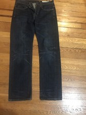 All saints Spitalfields Raw  Selvedged Denim Jeans Blue, 33  japan
