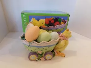 Fitz and Floyd Eggscapades Easter Jelly Bean Wagon -2003 - Item #2063/605 - Picture 1 of 7