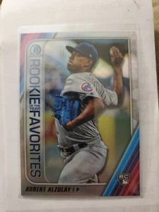 2020 Bowman 2 Card Lot ROY Chrome #ROYF-AA Adbert Alzolay RC Chicago Cubs - Picture 1 of 3