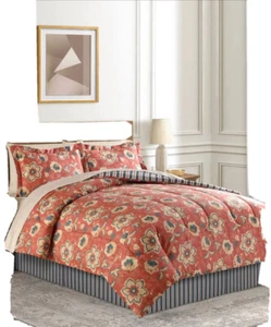 6 piezas Fairfield Square Collection Francie Juego de edredón doble reversible - Imagen 1 de 9