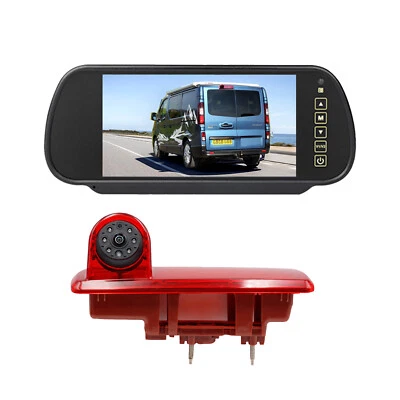 7" 800*480 Mirror Monitor Brake Light Camera for Opel Vivaro Renault Trafic - Image 1 of 4