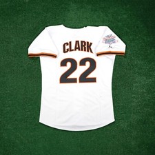 Will Clark 1989 San Francisco Giants World Series Cooperstown Men's Home Jersey