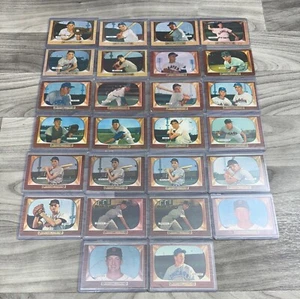 VINTAGE 1955 BOWMAN BASEBALL CARD LOT MILT BOLLING MILT FRANK WALLY POST ++ - Picture 1 of 16