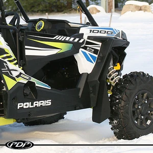 Polaris RZR XP 1000 & XP1000-4 Mud Flaps / Fender Flares by PDP _ BLACK - Picture 1 of 9